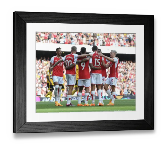 Framed Print : Arsenal's Five-Star Victory: Jakub Kiwior Scores the Decisive Goal vs. Wolverhampton Wanderers (2022-23) Framed Print : Arsenal's Five-Star Victory: Jakub Kiwior Scores the Decisive Goal vs. Wolverhampton Wanderers (2022-23)