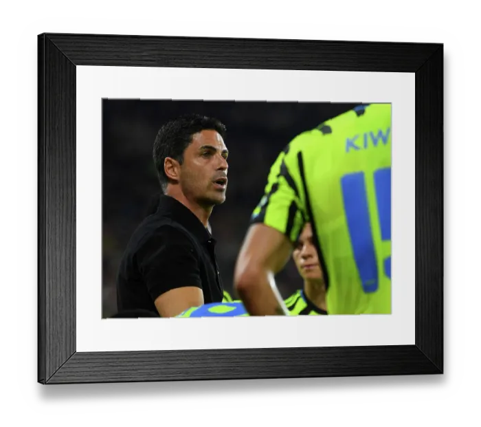 Framed Print : Arsenal FC and Mikel Arteta Face Off Against MLS All-Stars in 2023 Framed Print : Arsenal FC and Mikel Arteta Face Off Against MLS All-Stars in 2023