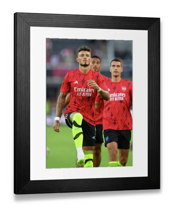 Framed Print : Arsenal FC at MLS All-Star Game: Ben White's Pre-Match Warm-Up at Audi Field, 2023 Framed Print : Arsenal FC at MLS All-Star Game: Ben White's Pre-Match Warm-Up at Audi Field, 2023