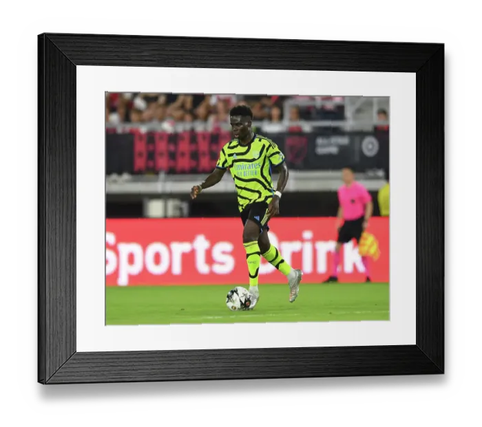 Framed Print : Bukayo Saka's Standout Display: Arsenal FC Wins 2023 MLS All-Star Game Framed Print : Bukayo Saka's Standout Display: Arsenal FC Wins 2023 MLS All-Star Game