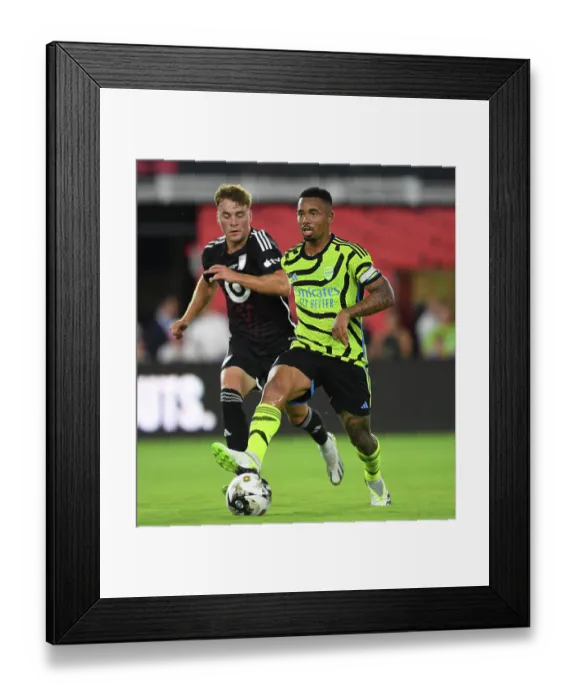 Framed Print : Arsenal FC vs MLS All-Stars: Gabriel Jesus Shines in 2023 Washington Showdown Framed Print : Arsenal FC vs MLS All-Stars: Gabriel Jesus Shines in 2023 Washington Showdown