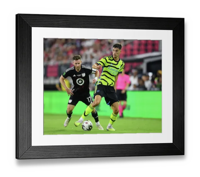 Framed Print : Arsenal FC vs MLS All-Stars: Battle for Soccer Supremacy - 2023 MLS All-Star Game Framed Print : Arsenal FC vs MLS All-Stars: Battle for Soccer Supremacy - 2023 MLS All-Star Game