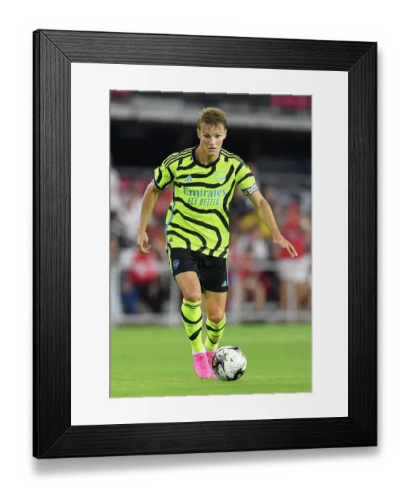 Framed Print : Arsenal's Martin Odegaard Shines at 2023 MLS All-Star Game Framed Print : Arsenal's Martin Odegaard Shines at 2023 MLS All-Star Game