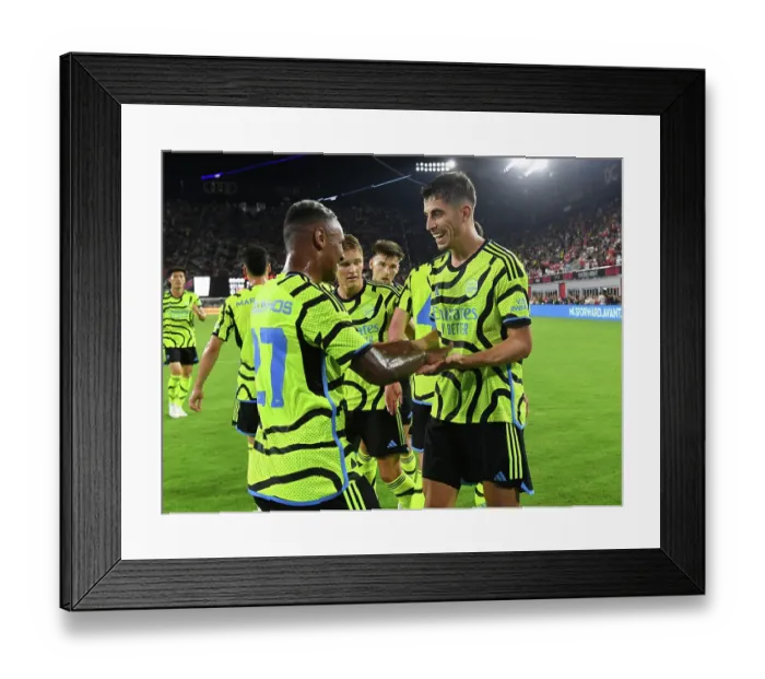 Framed Print : Arsenal FC's Kai Havertz Scores Record-Breaking 5-Goal Haul vs. MLS All-Stars