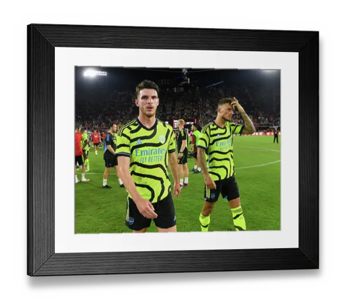 Framed Print : Arsenal's Declan Rice Observes MLS All-Star Game