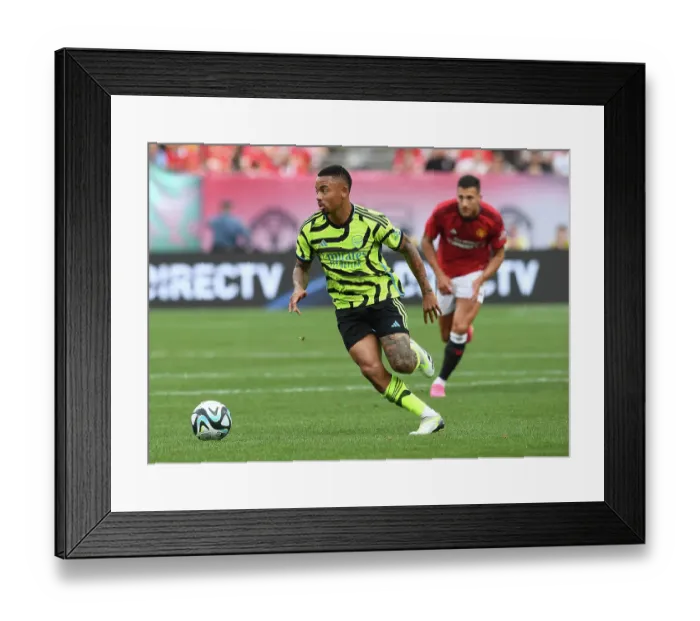 Framed Print : Arsenal vs Manchester United: Pre-Season Clash at MetLife Stadium (2023) Framed Print : Arsenal vs Manchester United: Pre-Season Clash at MetLife Stadium (2023)