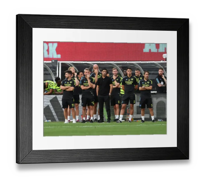 Framed Print : Arsenal vs Manchester United: Penalty Shootout Drama in Pre-Season 2023-24