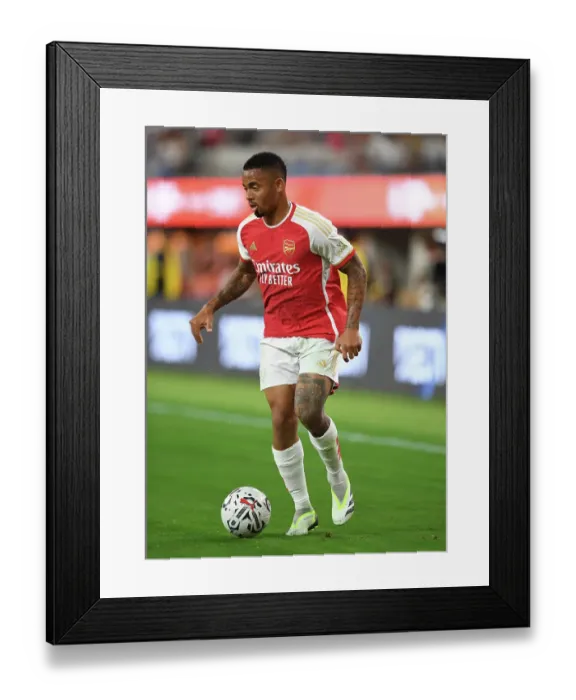 Framed Print : Arsenal vs. FC Barcelona: Pre-Season Clash at SoFi Stadium (2023)