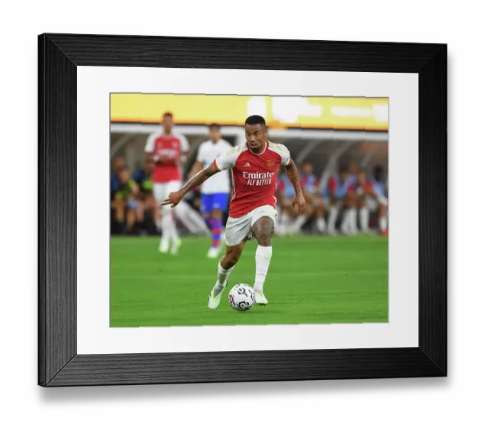 Framed Print : Arsenal vs. FC Barcelona: Pre-Season Clash at SoFi Stadium (2023) Framed Print : Arsenal vs. FC Barcelona: Pre-Season Clash at SoFi Stadium (2023)