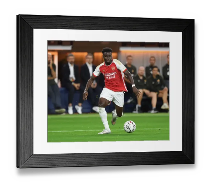 Framed Print : Arsenal vs. FC Barcelona: Pre-Season Clash at SoFi Stadium (2023)