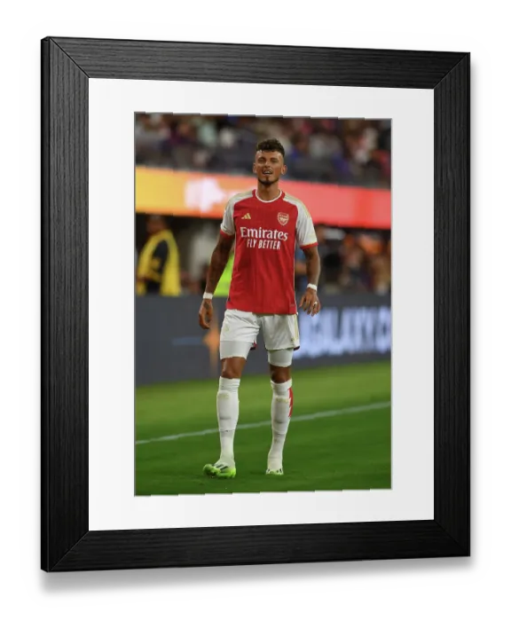 Framed Print : Arsenal vs. FC Barcelona: Pre-Season Clash at SoFi Stadium (2023)