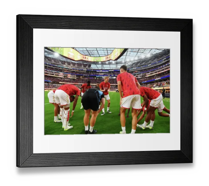 Framed Print : Arsenal vs. FC Barcelona: Pre-Season Clash at SoFi Stadium, 2023 Framed Print : Arsenal vs. FC Barcelona: Pre-Season Clash at SoFi Stadium, 2023