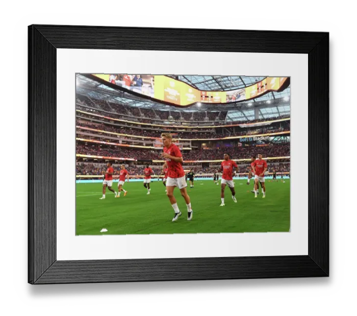 Framed Print : Arsenal vs. FC Barcelona: Pre-Season Clash at SoFi Stadium (2023-24) Framed Print : Arsenal vs. FC Barcelona: Pre-Season Clash at SoFi Stadium (2023-24)