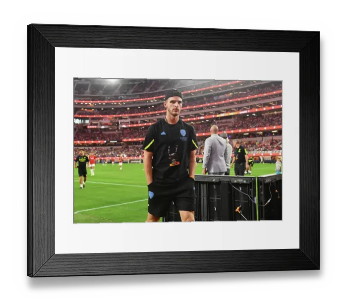 Framed Print : Arsenal vs. FC Barcelona: Pre-Season Clash at SoFi Stadium, 2023 Framed Print : Arsenal vs. FC Barcelona: Pre-Season Clash at SoFi Stadium, 2023