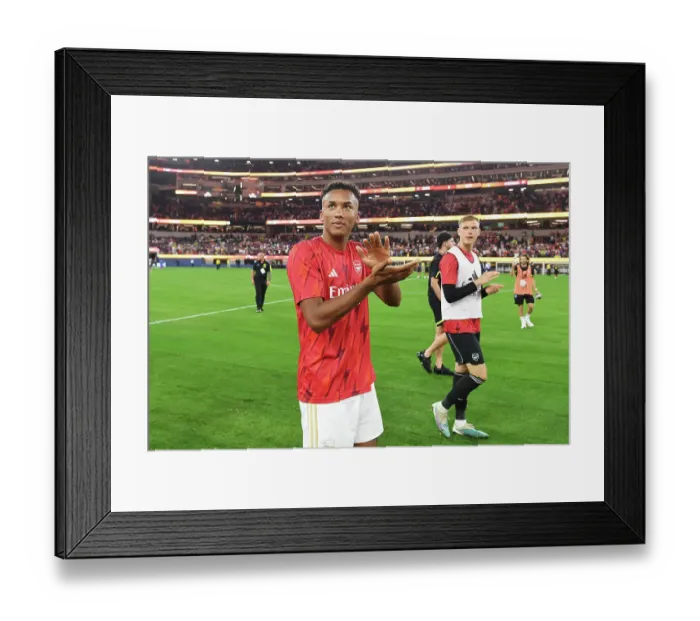 Framed Print : Arsenal vs. FC Barcelona: Pre-Season Clash at SoFi Stadium (2023) Framed Print : Arsenal vs. FC Barcelona: Pre-Season Clash at SoFi Stadium (2023)