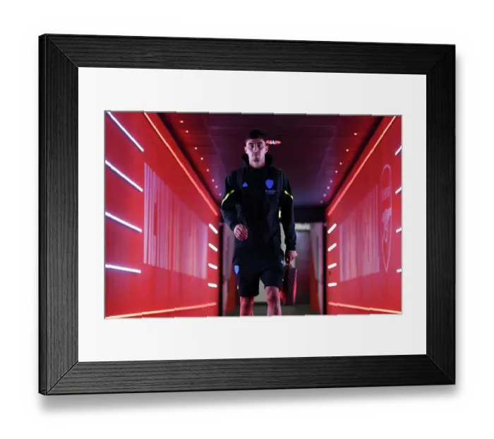 Framed Print : Arsenal's Kai Havertz Arrives at Emirates Stadium for Arsenal FC vs AS Monaco (2023-24 Emirates Cup) Framed Print : Arsenal's Kai Havertz Arrives at Emirates Stadium for Arsenal FC vs AS Monaco (2023-24 Emirates Cup)