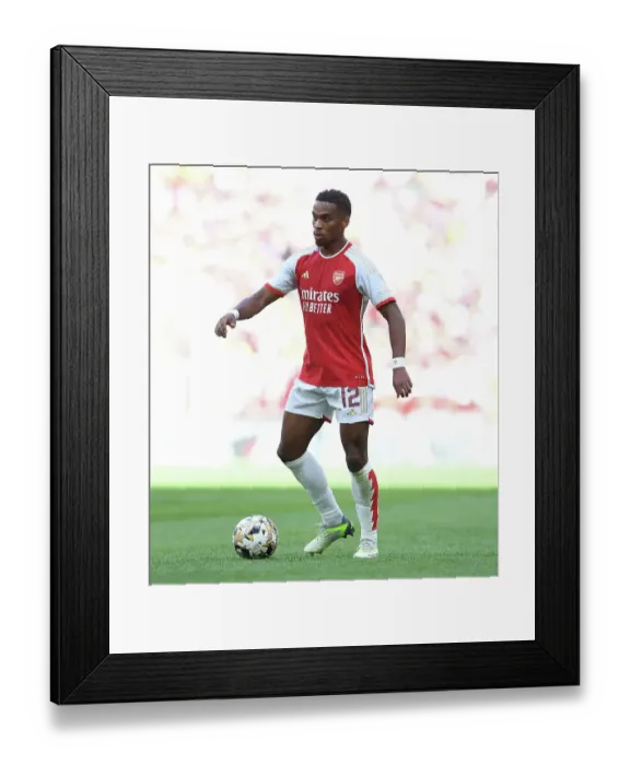 Framed Print : Arsenal's Timber Faces Off Against Manchester City in 2023-24 FA Community Shield Showdown Framed Print : Arsenal's Timber Faces Off Against Manchester City in 2023-24 FA Community Shield Showdown