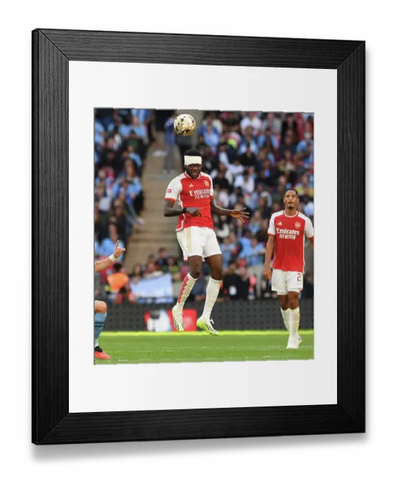 Framed Print : Thomas Partey Faces Manchester City: Arsenal vs. Manchester City - FA Community Shield Showdown, 2023-24 Framed Print : Thomas Partey Faces Manchester City: Arsenal vs. Manchester City - FA Community Shield Showdown, 2023-24