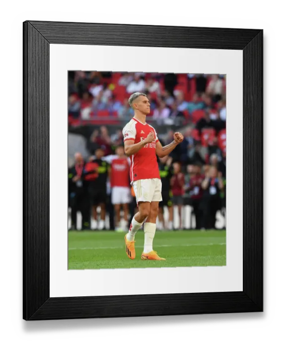 Framed Print : Arsenal Win Community Shield: Leandro Trossard's Penalty Secures Victory over Manchester City (2023-24) Framed Print : Arsenal Win Community Shield: Leandro Trossard's Penalty Secures Victory over Manchester City (2023-24)