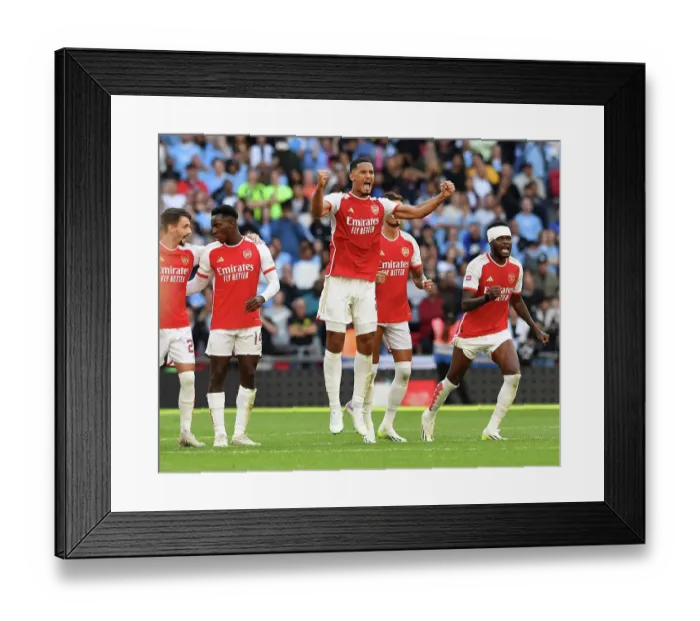 Framed Print : Arsenal Celebrates Community Shield Triumph Over Manchester City (2023-24) Framed Print : Arsenal Celebrates Community Shield Triumph Over Manchester City (2023-24)