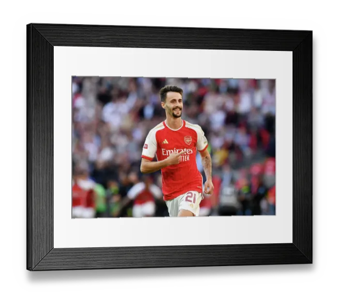 Framed Print : Arsenal's Fabio Vieira Scores Decisive Penalty in Community Shield Thriller: Arsenal 4-4 Manchester City Framed Print : Arsenal's Fabio Vieira Scores Decisive Penalty in Community Shield Thriller: Arsenal 4-4 Manchester City