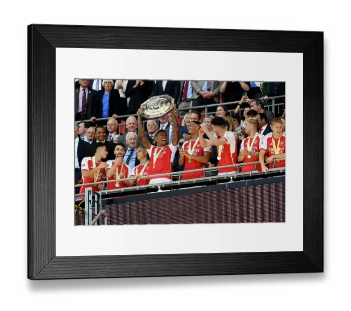 Framed Print : Arsenal Wins FA Community Shield: Victory over Manchester City, 2023-24 Framed Print : Arsenal Wins FA Community Shield: Victory over Manchester City, 2023-24