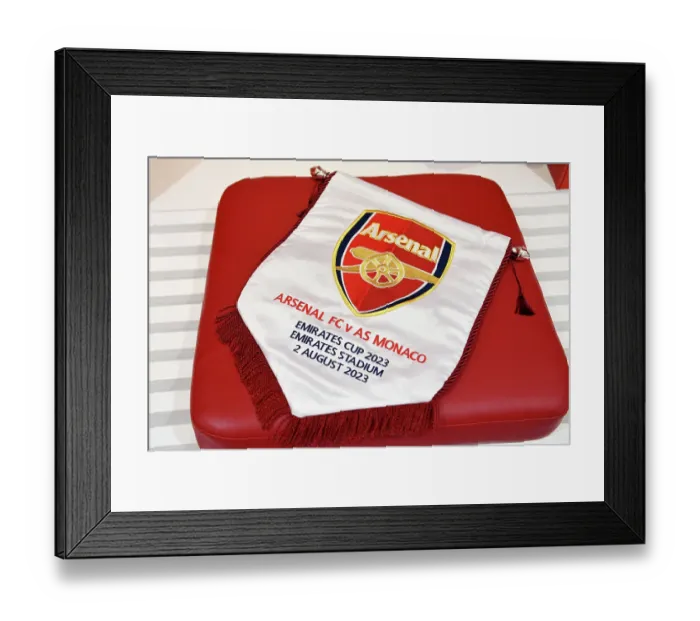 Framed Print : Arsenal FC vs AS Monaco: Pre-Season Showdown at Emirates Stadium Framed Print : Arsenal FC vs AS Monaco: Pre-Season Showdown at Emirates Stadium