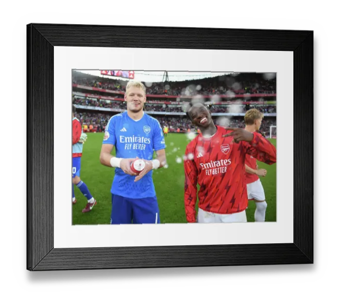 Framed Print : Arsenal FC vs AS Monaco: Emirates Cup Showdown (2023-24)