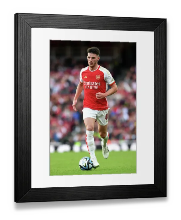 Framed Print : Declan Rice Shines: Arsenal's Dominant Display vs AS Monaco in Emirates Cup 2023-24 Framed Print : Declan Rice Shines: Arsenal's Dominant Display vs AS Monaco in Emirates Cup 2023-24