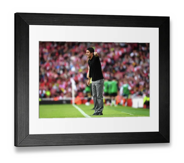 Framed Print : Mikel Arteta Gives Instructions: Arsenal vs AS Monaco, Emirates Cup 2023-24 Framed Print : Mikel Arteta Gives Instructions: Arsenal vs AS Monaco, Emirates Cup 2023-24