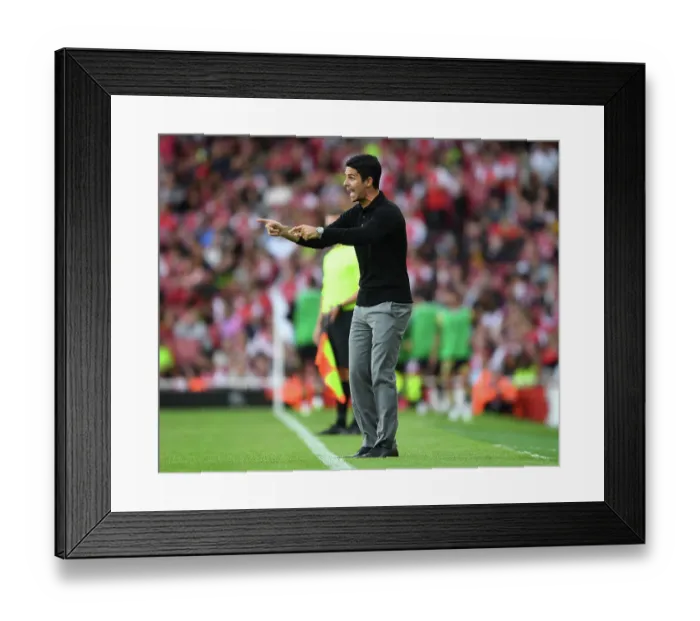 Framed Print : Arsenal vs AS Monaco: Mikel Arteta's Emirates Cup Showdown, 2023-24