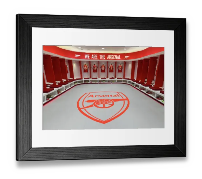 Framed Print : Behind the Scenes: Arsenal FC Dressing Room before Arsenal v AS Monaco (2023-24 Emirates Cup) Framed Print : Behind the Scenes: Arsenal FC Dressing Room before Arsenal v AS Monaco (2023-24 Emirates Cup)
