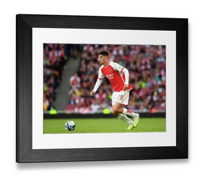 Framed Print : Arsenal's Kai Havertz Shines in Pre-Season Clash Against AS Monaco at Emirates Stadium Framed Print : Arsenal's Kai Havertz Shines in Pre-Season Clash Against AS Monaco at Emirates Stadium