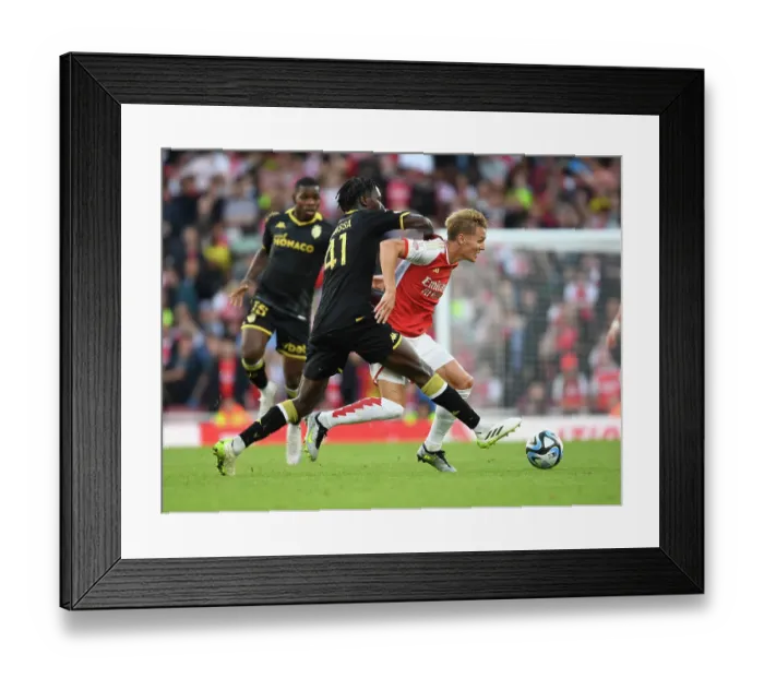 Framed Print : Arsenal vs AS Monaco: Clash at the Emirates - 2023-24 Pre-Season Friendly