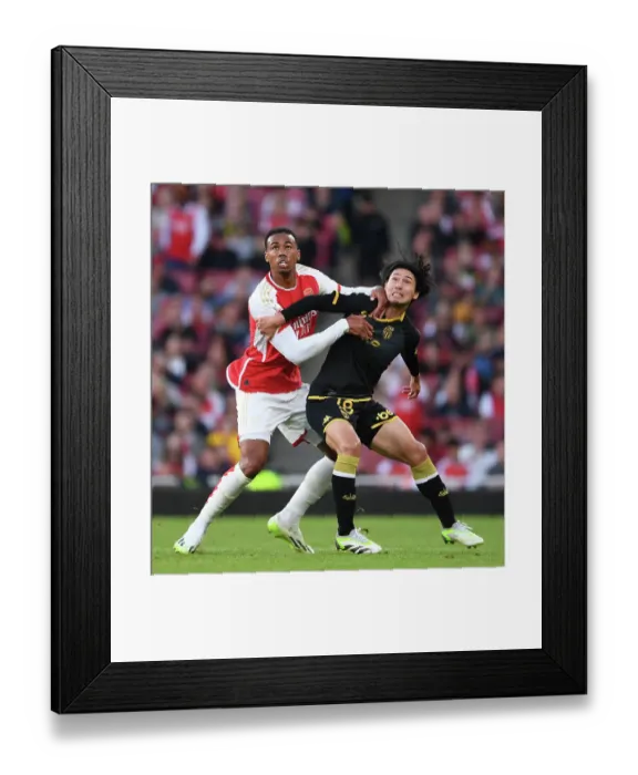 Framed Print : Arsenal vs AS Monaco: Clash for Pre-Season Supremacy, 2023-24
