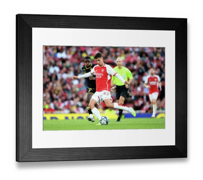 Framed Print : Arsenal vs AS Monaco: Tense Battle at Emirates Cup, 2023-24 Framed Print : Arsenal vs AS Monaco: Tense Battle at Emirates Cup, 2023-24