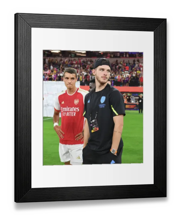 Framed Print : Arsenal vs. FC Barcelona: Pre-Season Clash at SoFi Stadium (2023)