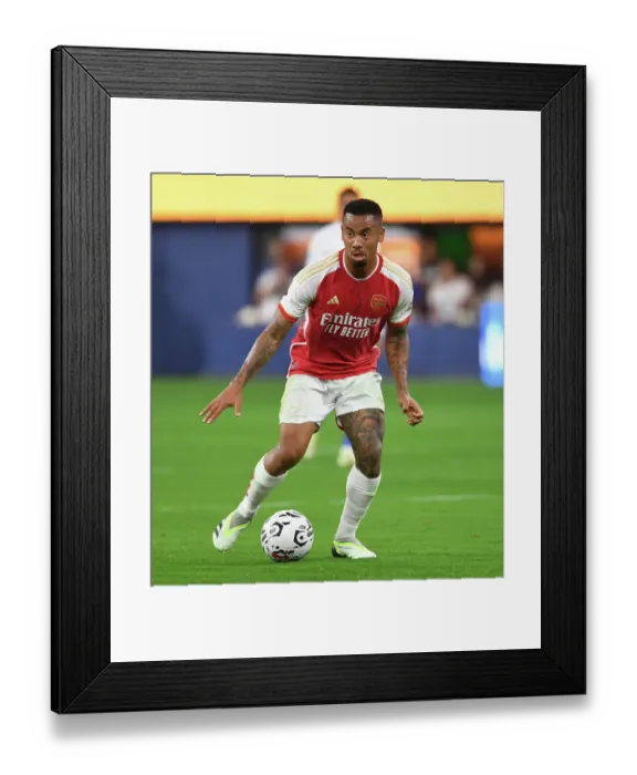 Framed Print : Arsenal vs. FC Barcelona: Pre-Season Clash at SoFi Stadium (2023)