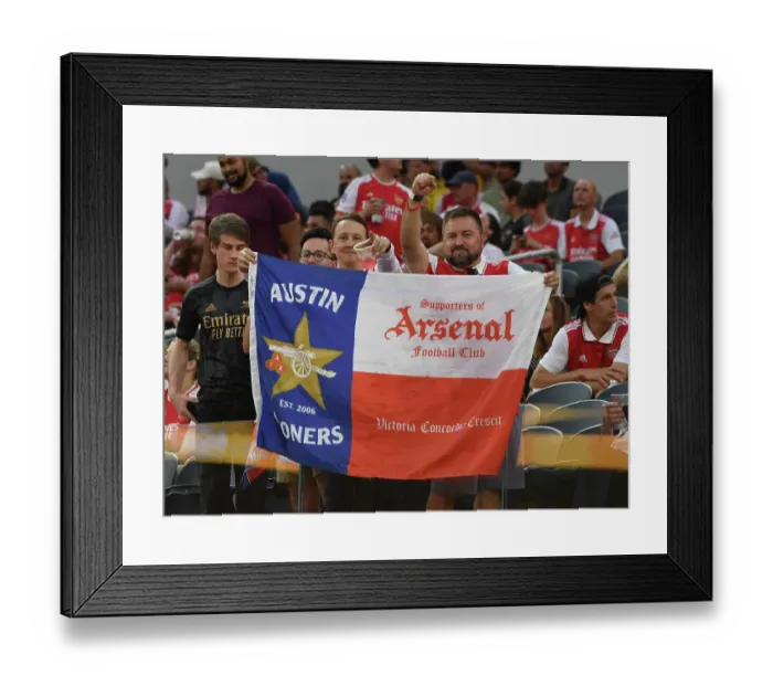 Framed Print : Arsenal FC vs. FC Barcelona: Pre-Season Clash at SoFi Stadium, 2023