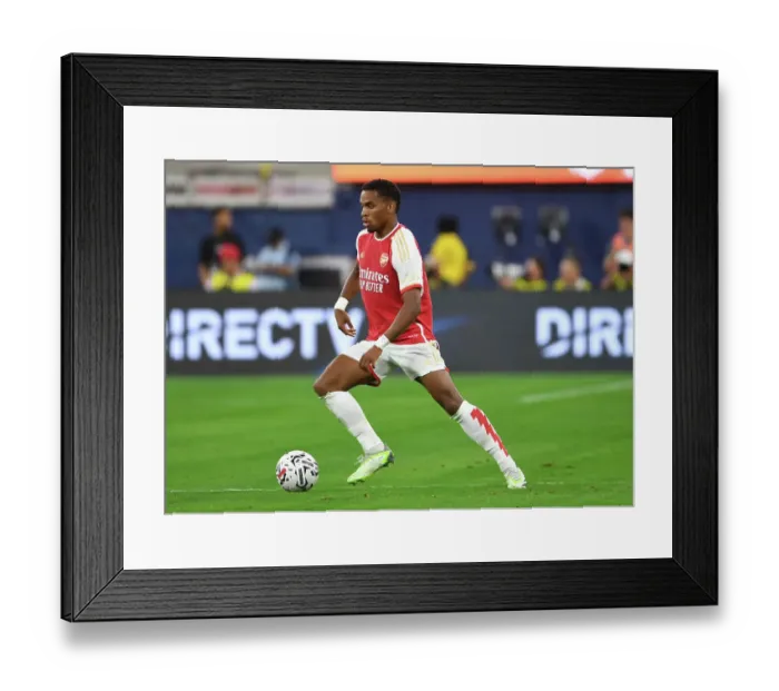 Framed Print : Arsenal vs. FC Barcelona: Pre-Season Clash at SoFi Stadium (2023)