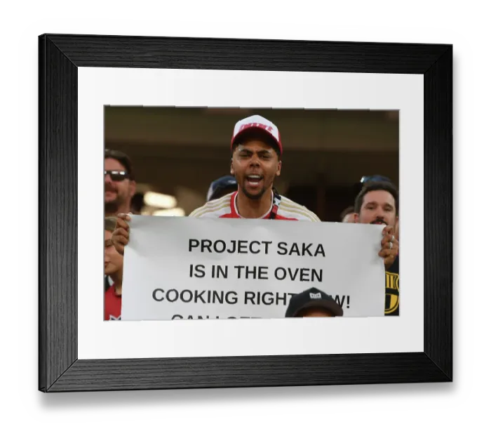 Framed Print : Arsenal vs. FC Barcelona: Pre-Season Clash at SoFi Stadium, 2023