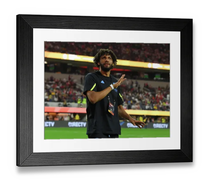 Framed Print : Arsenal vs. FC Barcelona: Pre-Season Clash at SoFi Stadium (2023)