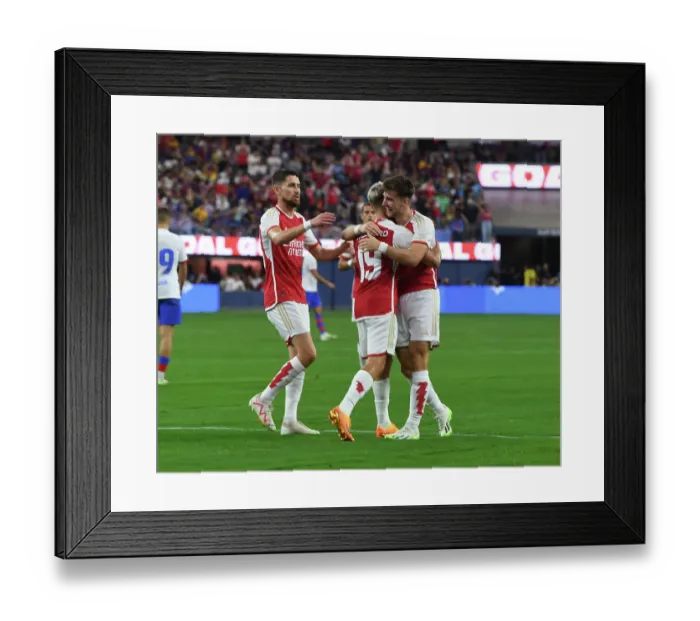 Framed Print : Arsenal's Trossard Scores Four: A Pre-Season Thriller - Arsenal Stuns FC Barcelona at SoFi Stadium (2023-24) Framed Print : Arsenal's Trossard Scores Four: A Pre-Season Thriller - Arsenal Stuns FC Barcelona at SoFi Stadium (2023-24)