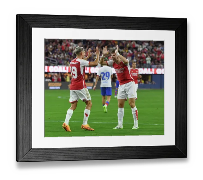 Framed Print : Arsenal's Pre-Season Victory: Trossard's Brace Seals 4-1 Win Against FC Barcelona Framed Print : Arsenal's Pre-Season Victory: Trossard's Brace Seals 4-1 Win Against FC Barcelona