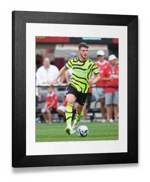 Framed Print : Arsenal vs Manchester United: Pre-Season Clash at MetLife Stadium (2023-24)
