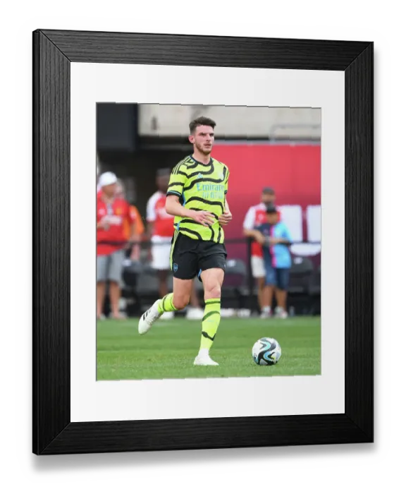 Framed Print : Arsenal vs Manchester United: Pre-Season Clash at MetLife Stadium (2023)