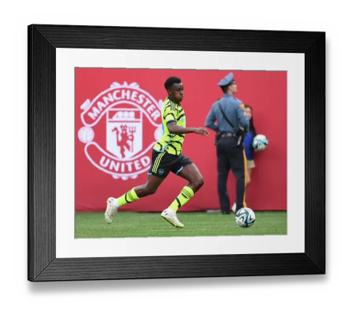 Framed Print : Arsenal vs Manchester United: Pre-Season Clash at MetLife Stadium (2023-24) Framed Print : Arsenal vs Manchester United: Pre-Season Clash at MetLife Stadium (2023-24)