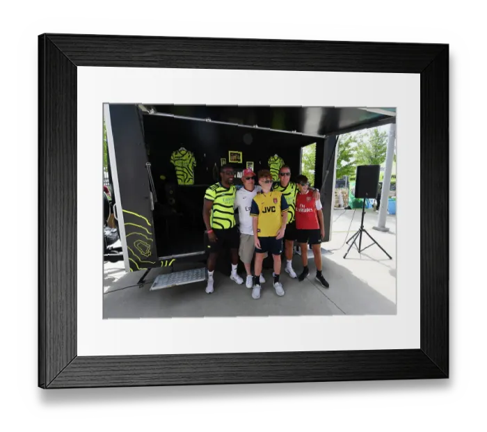 Framed Print : Arsenal Legends Meet & Greet: Arsenal vs Manchester United Pre-Season Friendly, 2023