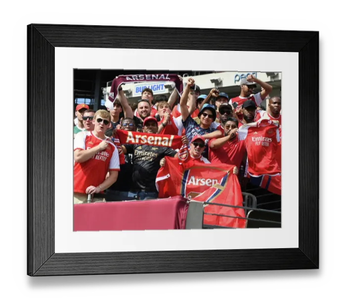 Framed Print : Arsenal vs Manchester United: Pre-Season Clash at MetLife Stadium (2023) Framed Print : Arsenal vs Manchester United: Pre-Season Clash at MetLife Stadium (2023)