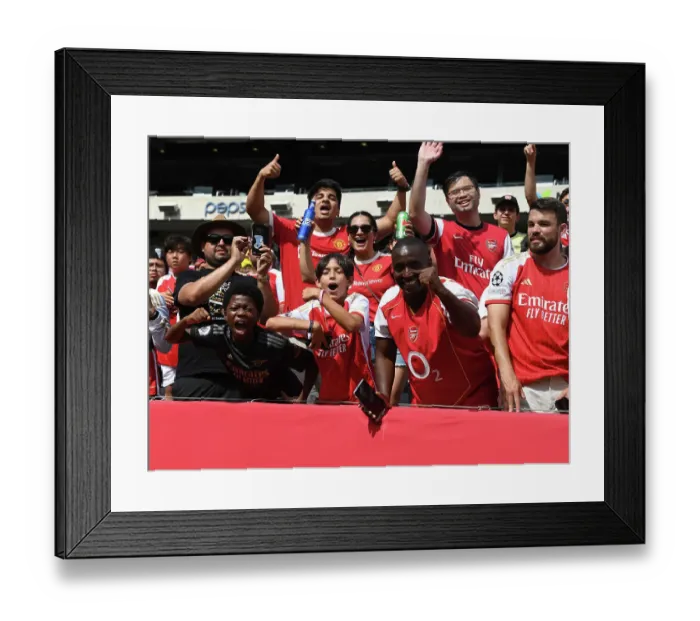 Framed Print : Arsenal vs Manchester United: Pre-Season Clash at MetLife Stadium (2023)